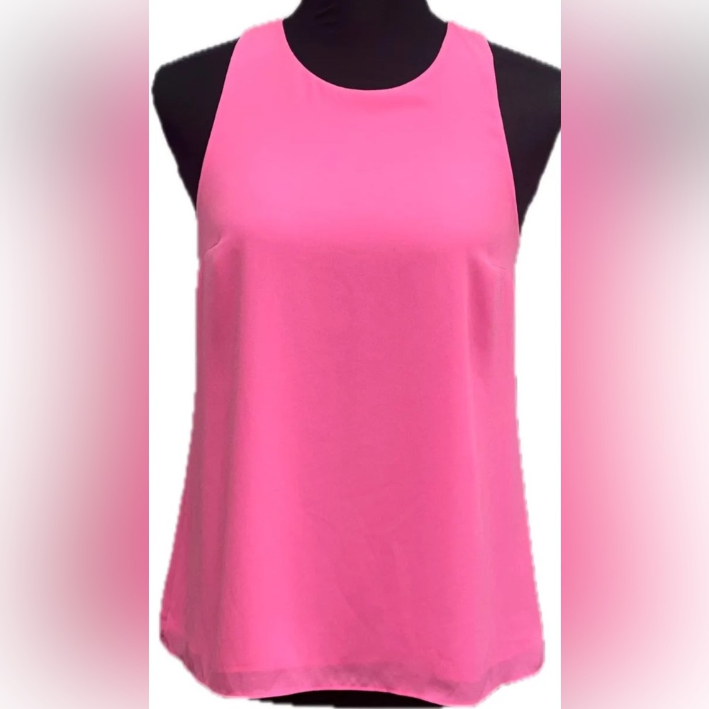 Lilly Pulitzer Lyle Top Havana Pink Racerback NWT XXS